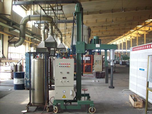 Unità di degassamento rotante di purezza con portata regolabile del gas 15-30 L/min Velocità del rotore del grafite r/min 0-600 Purezza del gas raffinato ≥ 99.996
