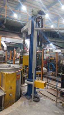 Macchina di degasaggio alluminio 380V 50Hz con durata del rivestimento della canalina di 18 mesi e raffinazione con azoto o argon ad alta purezza