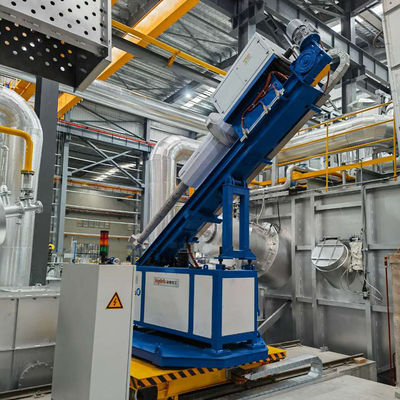 Iniettore a flusso rotante con controllo della pressione di iniezione tramite servomotore, velocità 0-300 mm/s e pressione 25 MPa per la raffinazione dell'alluminio