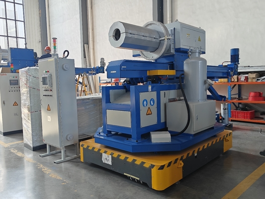 Air Cylinder Lifting Power and 4kW Total Power for Improved molten Aluminum degassing machine Performance