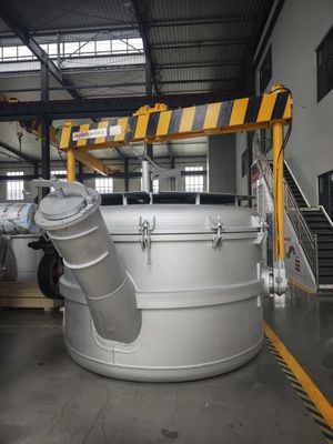 Cucchiaie di trasferimento di alluminio fuso certificate CE con intervallo di temperatura fino a 1200°C