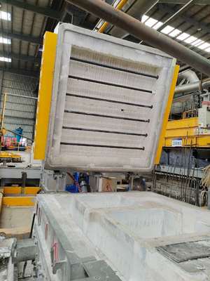 Unità di filtrazione per fusione e fusione di alluminio industriale con un'efficienza del 60%