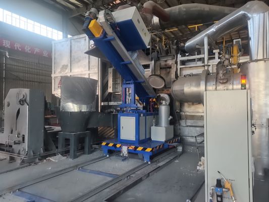 Iniettore di flusso rotativo con portata di 15 litri al minuto, unità di iniezione rotativa e sistema di controllo PLC per un'elevata efficienza