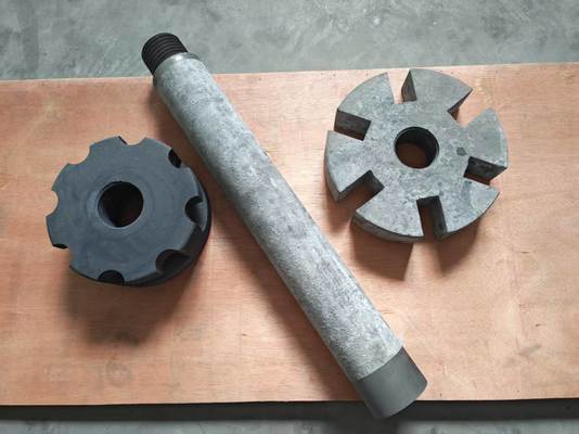 Accessori in grafite sostituibili di alta qualità e lunga durata per la manutenzione delle apparecchiature di iniezione a flusso rotante