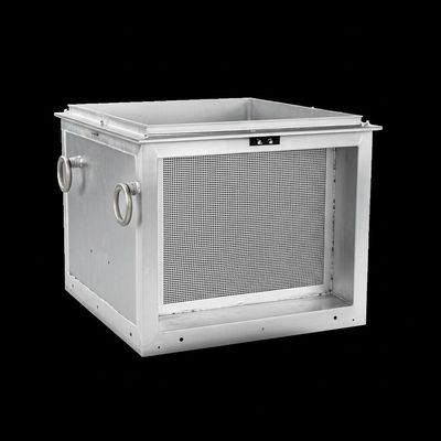 Scatola di filtrazione per liquidi in alluminio resistente con dimensioni piastra 17''*17''*1 e dimensioni del canale in base alla portata