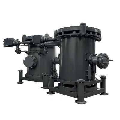 Apparecchiature industriali di filtrazione per fusione e fusione di alluminio