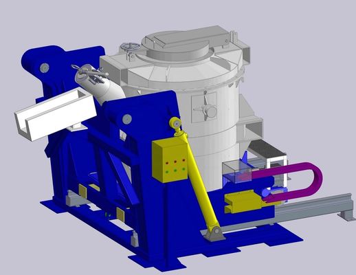 Carrelli di trasferimento alluminio fuso con caratteristiche di sicurezza e beccuccio di colata inclusi