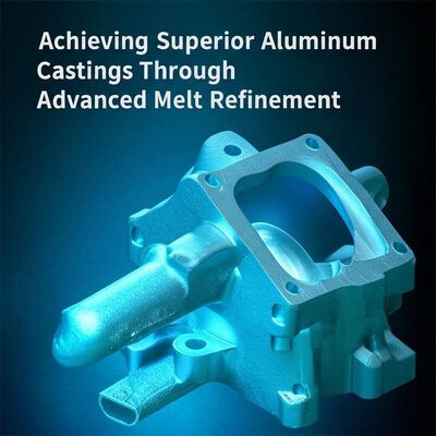 Iniettore di flusso rotativo per la rimozione dell'idrogeno con tempo di degassamento regolabile