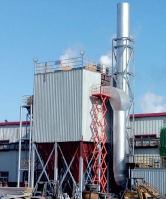 Collettore di polvere a cartuccia ecologico con grande volume d'aria, elevata efficienza di rimozione della polvere e sistema di controllo PLC