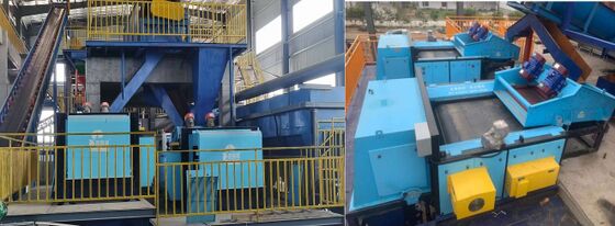 5 tonnellate all'ora linea di riciclaggio di rifiuti di alluminio con alimentazione elettrica a 415V ± 10% e sistema di controllo centralizzato