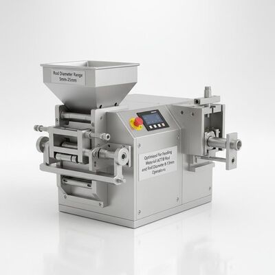 Gamma di diametri asta 5 mm 25 mm Unità di alimentazione asta ottimizzata per l'alimentazione di materiale Operazioni con asta AlTiB e diametro asta 8-13 mm