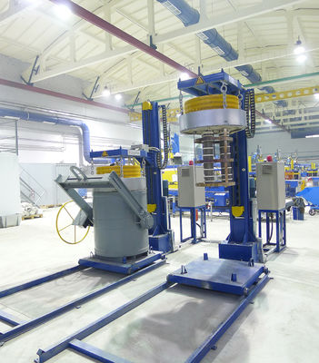 Trasferimento di materiale in alluminio semplificato con conchiglie di trasferimento in alluminio fuso