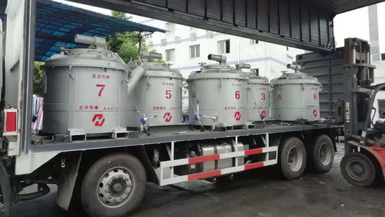 trasferimento di calore di alluminio fuso d'argento dell'alluminio del carrello elevatore delle siviere di trasferimento 0.5T