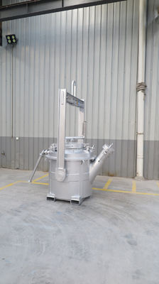 Capacità elevata Cisterne di trasferimento in alluminio fuso con coperchio in materie prime gettabili Capacità da 1 a 10 tonnellate
