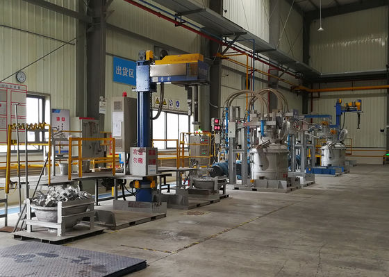 Grado di vuoto ≤-0.092MPa macchina di degasaggio dell'alluminio con durata del rivestimento della canalina ≥18 mesi