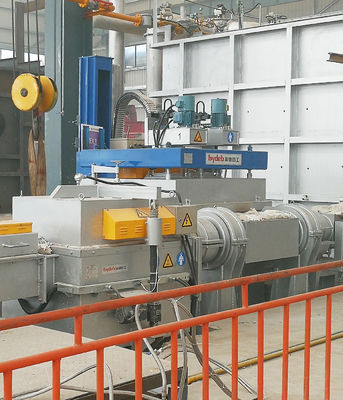1-3 rotori Unità di degassaggio rotante con alta velocità di rotazione di 100-500 giri al minuto Controllo PLC e degassaggio