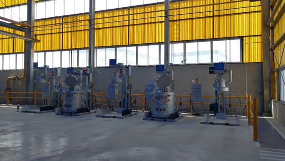 Aggiornare il sistema di pre riscaldamento con gas naturale alla pressione del gas 5000 Pa e al flusso di gas 0-16 M3/H