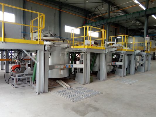 forno di fusione di alluminio elettrico di industriale di 600kg 950C per la pressofusione