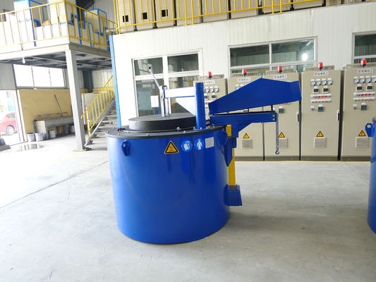 800KG che tiene l'alluminio elettrico di alluminio del riscaldamento del forno di fusione di GPL per la pressofusione
