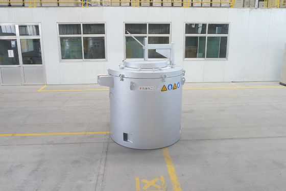 temperatura di mantenimento della piccola fornace della fonderia di induzione di Coreless del cappuccio di 0.60Mpa 1000KG