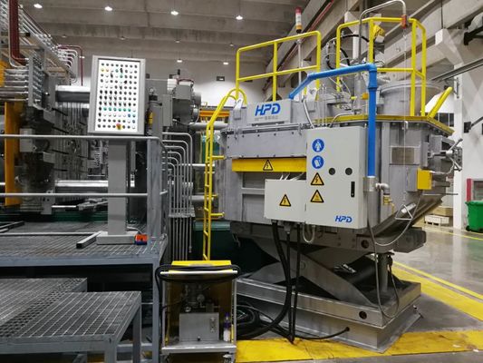 tenuta di fusione elettrica di 900C 500KG che dosa l'alluminio della fornace 0,20 MPa