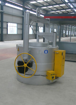 Gas industriale che sospende il tipo elettrico di alluminio 500KG del forno a crogiolo