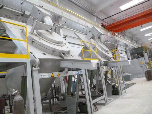 Riscaldamento a gas naturale ad alta frequenza del forno ad induzione di 1000KG 1200KG