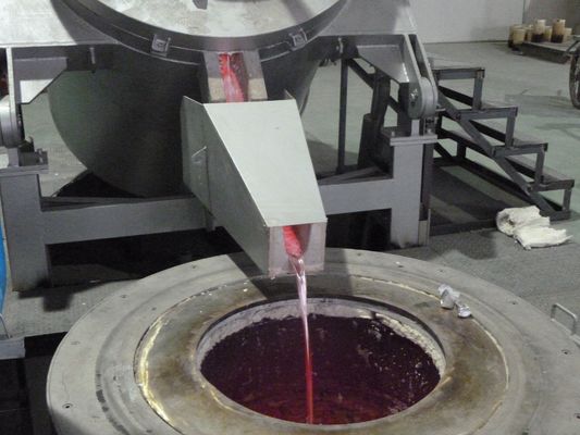 Forno a crogiolo di alluminio del gas della lega di alluminio del forno di fusione di 600KG 960C