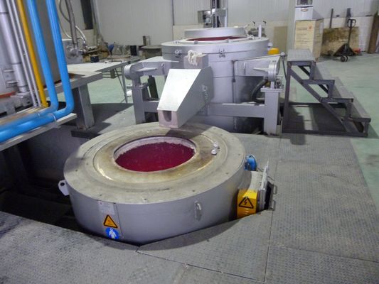 il forno di fusione del crogiolo elettrico della fonderia 980C non esaurisce 880mm