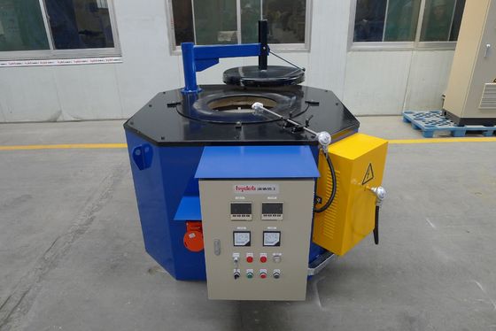 Forno di fusione di inclinazione blu del crogiolo elettrico 1200KG per 280 kg/h dell'acciaio Outshell del ferro