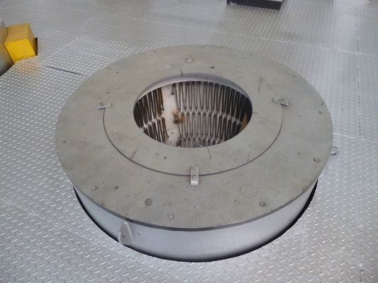 NG di alluminio del gas naturale del forno di fusione del cappuccio 1000kg per controllo di Tempperature della pressofusione