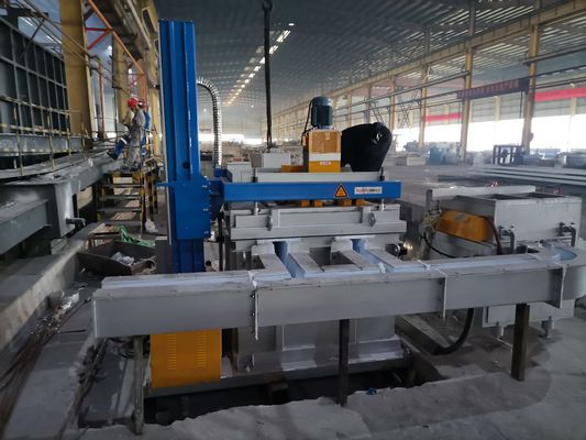 Processo di degassamento rotatorio del lavare di LDU 720C per raffinare rotore di alluminio tre