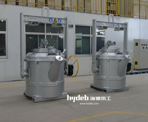 Metallo che versa capacità di alluminio fusa delle siviere 3000KG di trasferimento per le linee della fusione di alluminio