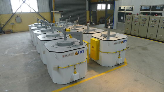 Il nero di alluminio del forno a crogiolo di trattamento termico elettrico 1000KG per degassamento