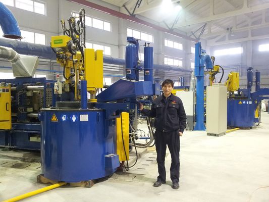 Forno elettrico blu 1000KG per combustione completa di tenuta di fusione di alluminio della fornace