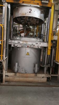 Forno a crogiolo di alluminio d'argento 900KG