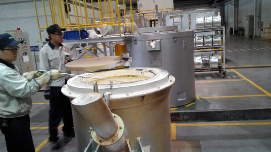 Forno di fusione in alluminio ad alta precisione con precisione di controllo della temperatura ± 1C e sistema di controllo PLC