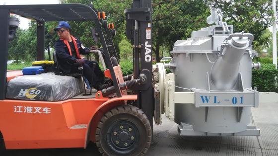 Siviera senza polvere del ghisa della fornace di metallurgia della siviera 1200KG per cavo che versa 2.5t/M3