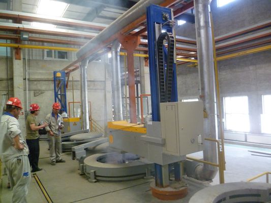 degassificazione sotto vuoto di processo di raffinazione di 15L/Min Stationary Type Rotary Aluminium dell'acciaio