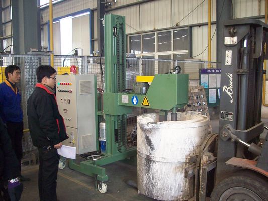 processo di unità di degassamento rotatorio di 0.1mpa 600 giri/min. di raffinamento del surriscaldamento di alluminio di prevenzione