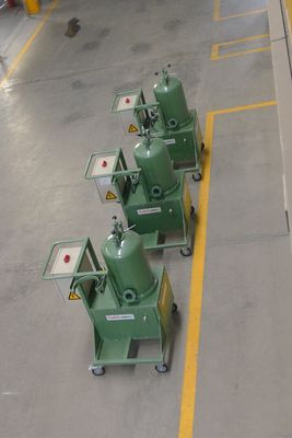 Il dispositivo dell'iniettore di cambiamento continuo di Deslagging di verde 30KG per la lega di alluminio la pressofusione