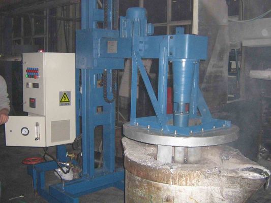 Processo di unità di degassamento rotatorio di 600 giri/min. per raffinare aeratore di raffreddamento di alluminio