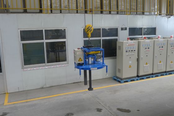 400 giri/min. che sospendono raffinazione di alluminio dell'apparecchiatura rotatoria del degassificatore