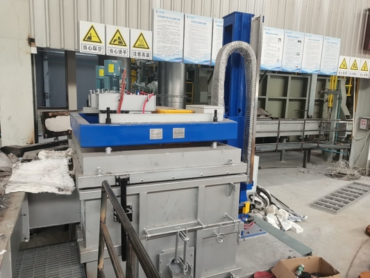 Unità di filtrazione per fusione e fusione di alluminio industriale con un'efficienza del 60%