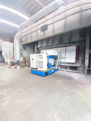 Macchina per la degassatura dell'alluminio con rotore di grafite con elevata capacità di riscaldamento della fusione ≥ 20 °C/h e funzionamento